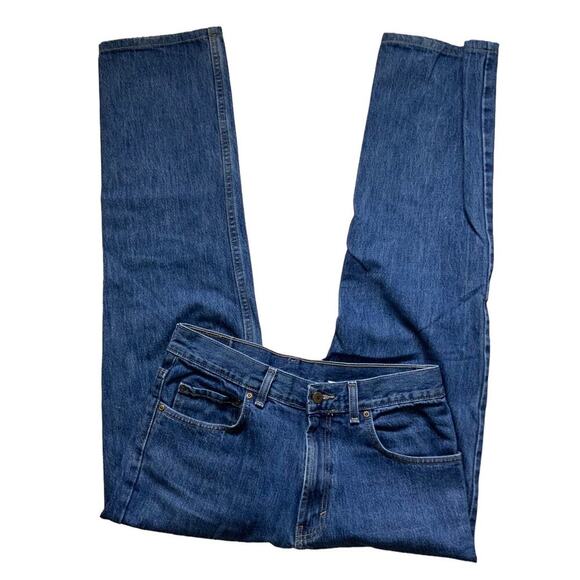 Kirkland Signature Denim Men 32x34 Straight Zip Fly Med Wash Pockets Blue Jeans - Picture 5 of 9